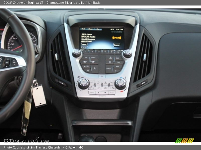 Champagne Silver Metallic / Jet Black 2016 Chevrolet Equinox LT