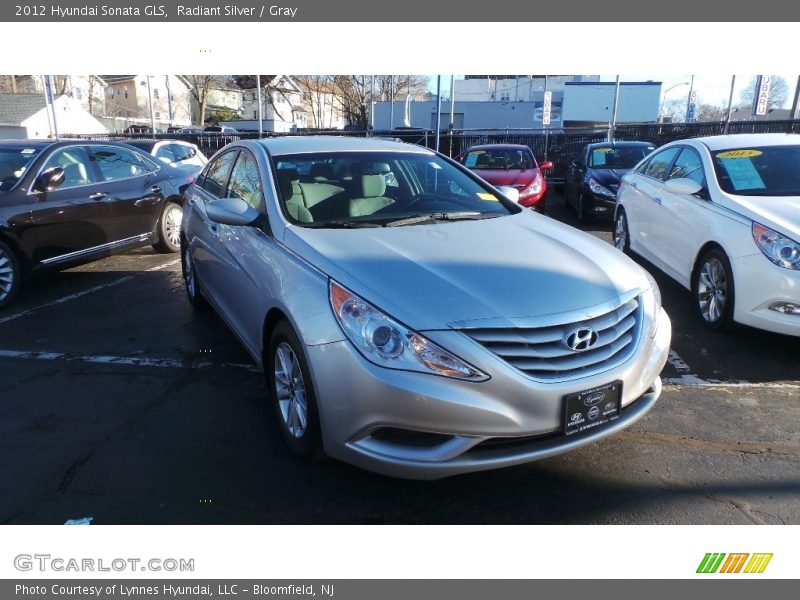 Radiant Silver / Gray 2012 Hyundai Sonata GLS