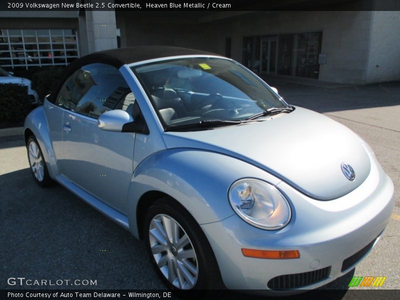 Heaven Blue Metallic / Cream 2009 Volkswagen New Beetle 2.5 Convertible