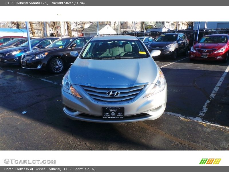 Radiant Silver / Gray 2012 Hyundai Sonata GLS