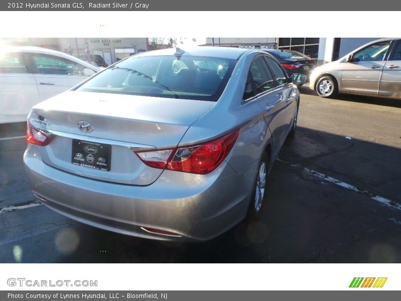 Radiant Silver / Gray 2012 Hyundai Sonata GLS