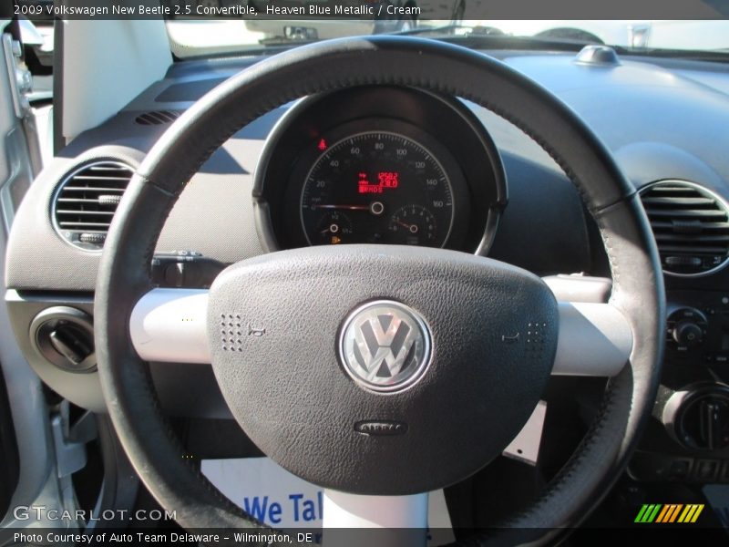 Heaven Blue Metallic / Cream 2009 Volkswagen New Beetle 2.5 Convertible