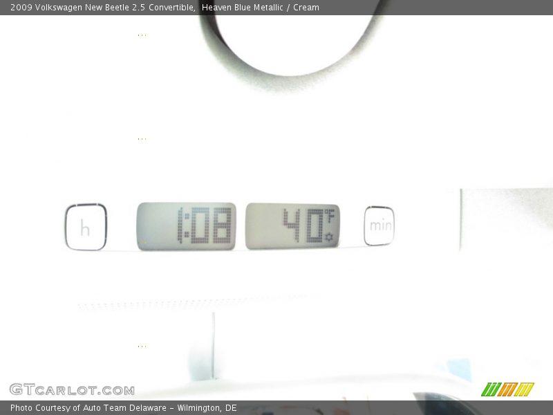 Heaven Blue Metallic / Cream 2009 Volkswagen New Beetle 2.5 Convertible
