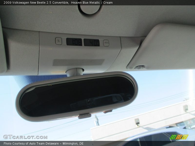 Heaven Blue Metallic / Cream 2009 Volkswagen New Beetle 2.5 Convertible