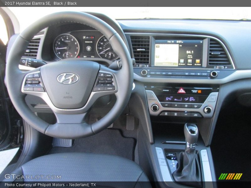 Black / Black 2017 Hyundai Elantra SE