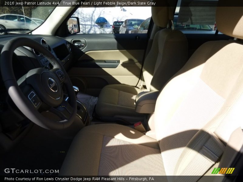 True Blue Pearl / Light Pebble Beige/Dark Slate Gray 2016 Jeep Patriot Latitude 4x4