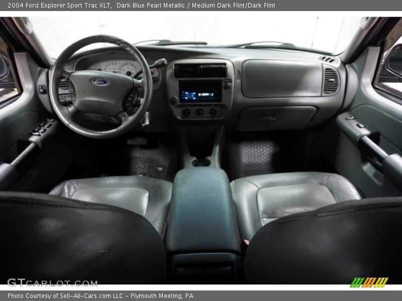 Dark Blue Pearl Metallic / Medium Dark Flint/Dark Flint 2004 Ford Explorer Sport Trac XLT
