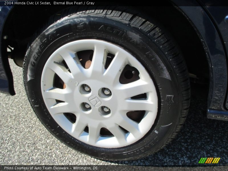Eternal Blue Pearl / Gray 2004 Honda Civic LX Sedan