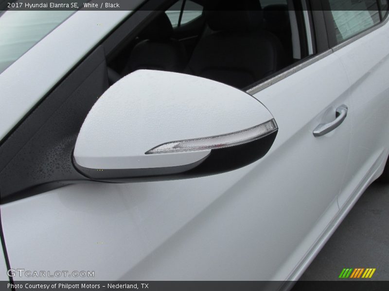 White / Black 2017 Hyundai Elantra SE