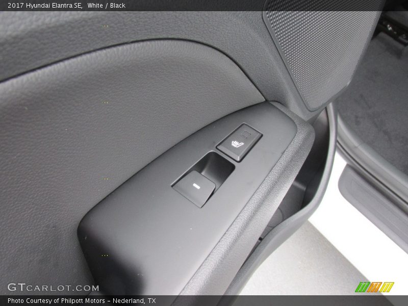 White / Black 2017 Hyundai Elantra SE