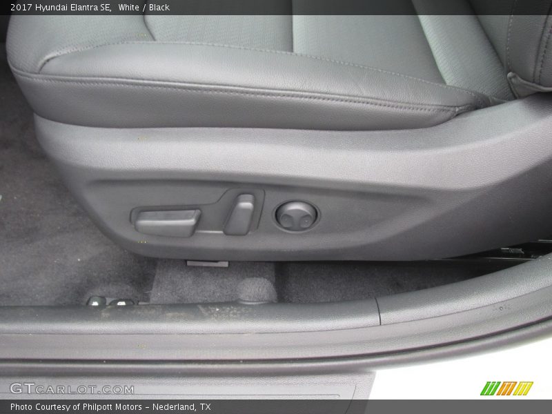 White / Black 2017 Hyundai Elantra SE