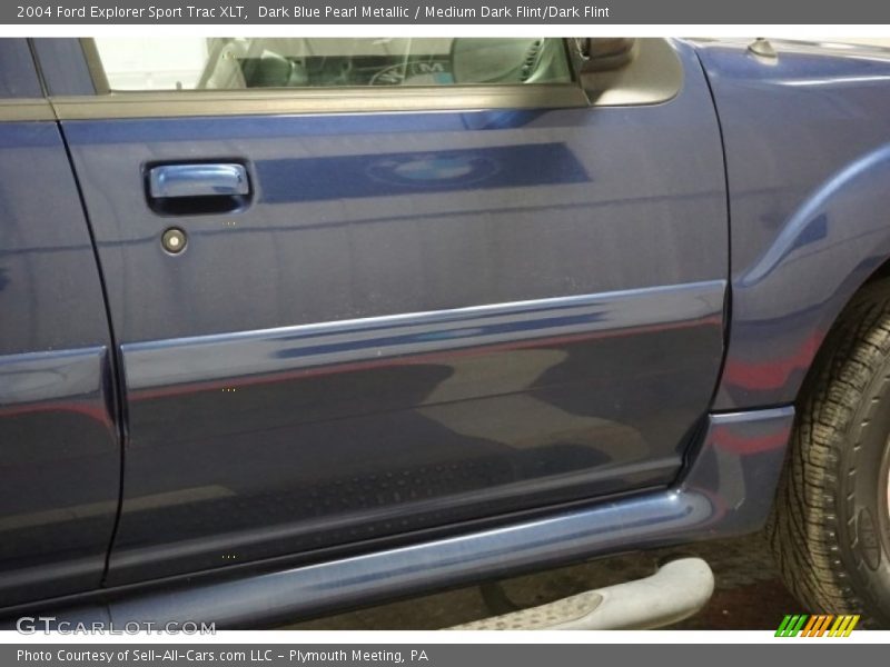 Dark Blue Pearl Metallic / Medium Dark Flint/Dark Flint 2004 Ford Explorer Sport Trac XLT