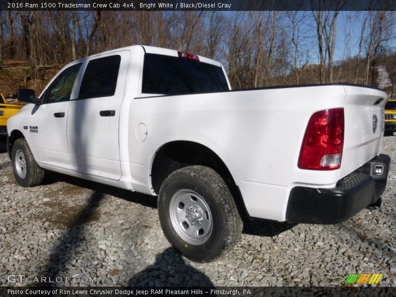 Bright White / Black/Diesel Gray 2016 Ram 1500 Tradesman Crew Cab 4x4