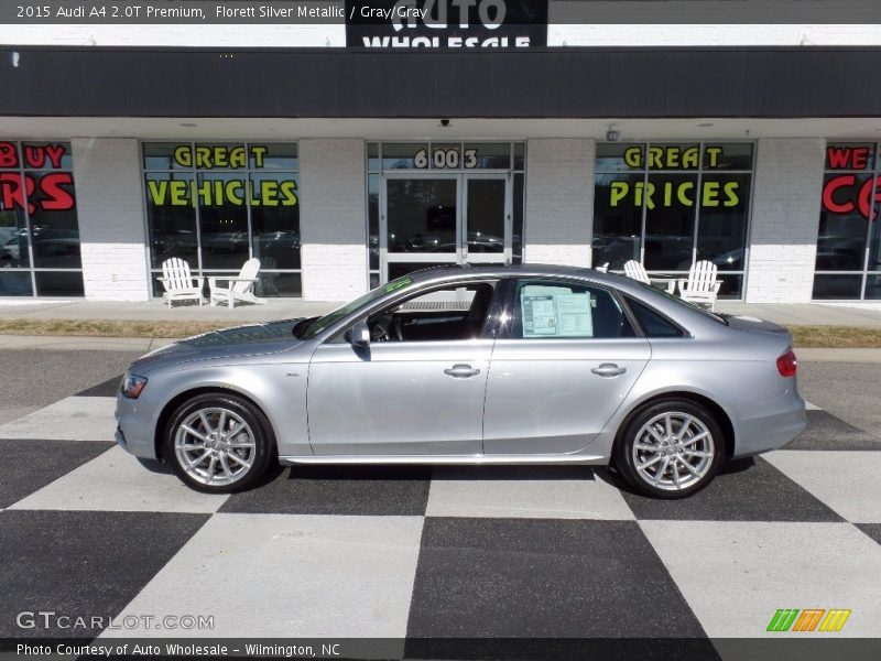 Florett Silver Metallic / Gray/Gray 2015 Audi A4 2.0T Premium