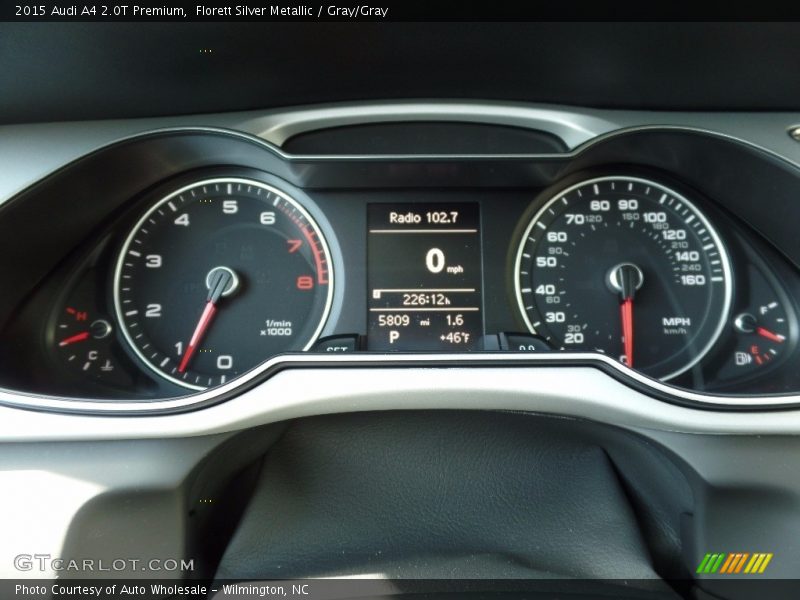 Florett Silver Metallic / Gray/Gray 2015 Audi A4 2.0T Premium