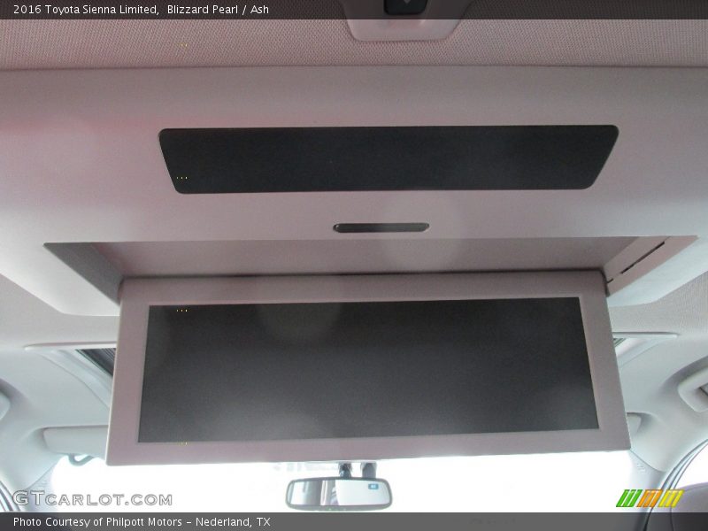 Blizzard Pearl / Ash 2016 Toyota Sienna Limited