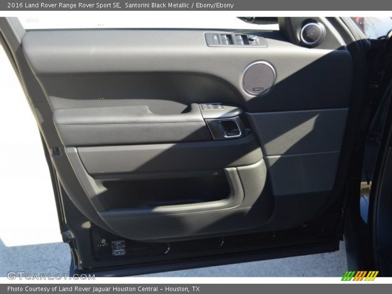 Santorini Black Metallic / Ebony/Ebony 2016 Land Rover Range Rover Sport SE