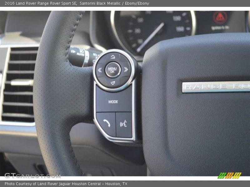 Santorini Black Metallic / Ebony/Ebony 2016 Land Rover Range Rover Sport SE