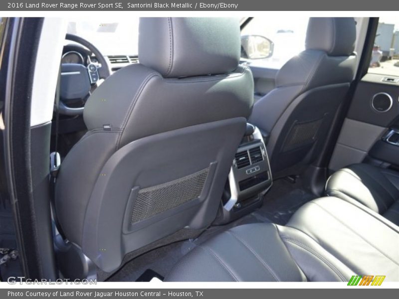 Santorini Black Metallic / Ebony/Ebony 2016 Land Rover Range Rover Sport SE