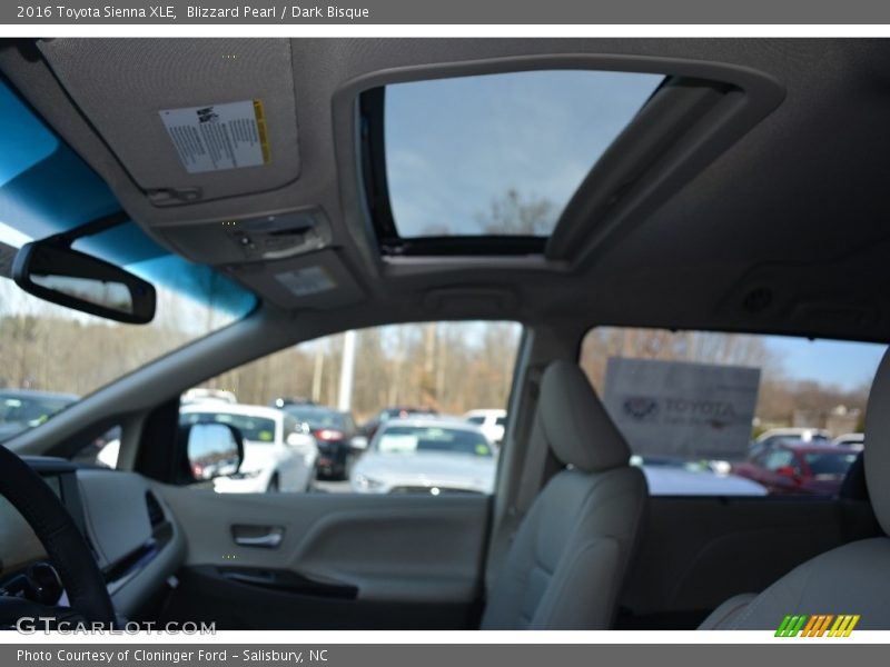 Blizzard Pearl / Dark Bisque 2016 Toyota Sienna XLE