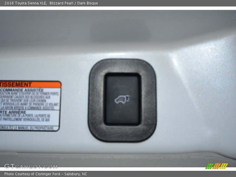 Blizzard Pearl / Dark Bisque 2016 Toyota Sienna XLE
