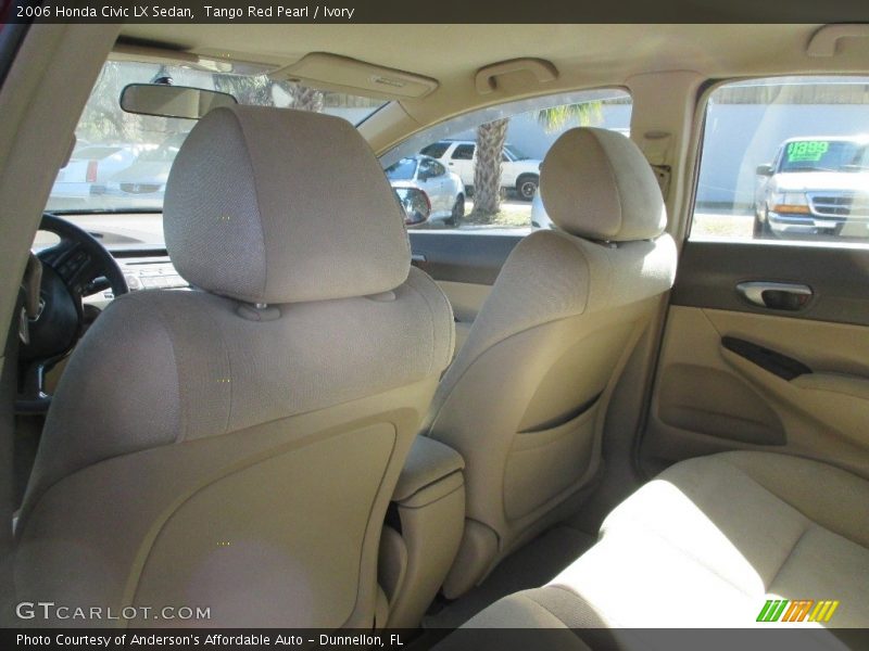 Tango Red Pearl / Ivory 2006 Honda Civic LX Sedan