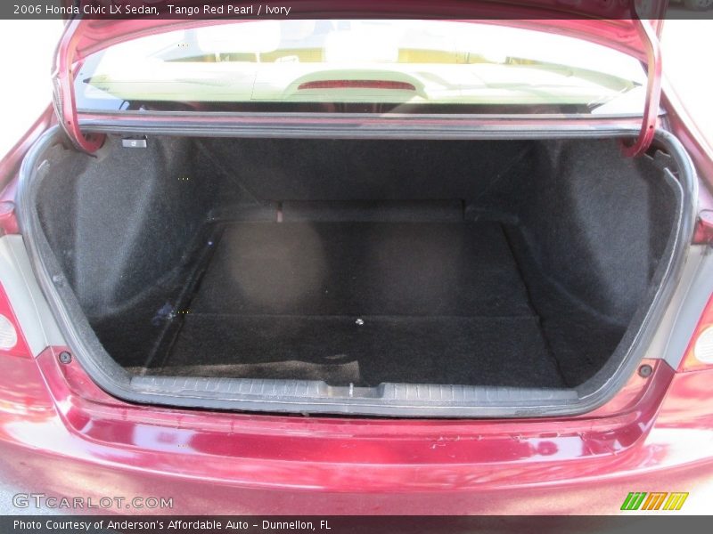 Tango Red Pearl / Ivory 2006 Honda Civic LX Sedan