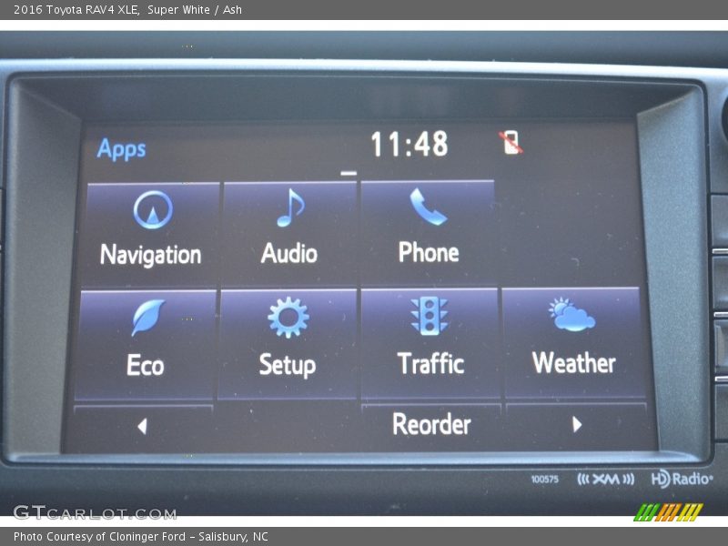 Super White / Ash 2016 Toyota RAV4 XLE