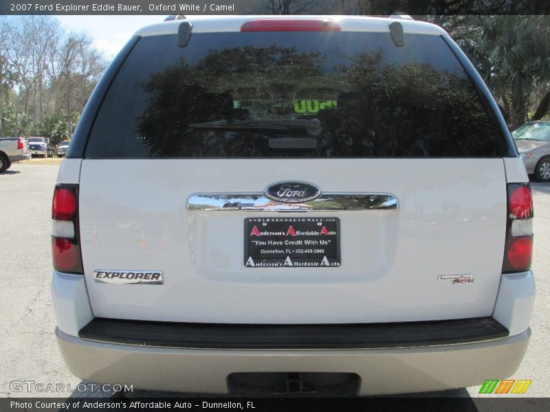 Oxford White / Camel 2007 Ford Explorer Eddie Bauer