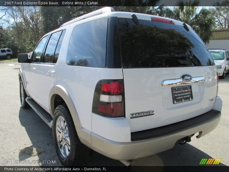 Oxford White / Camel 2007 Ford Explorer Eddie Bauer