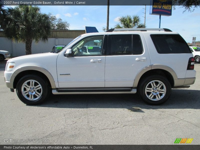 Oxford White / Camel 2007 Ford Explorer Eddie Bauer