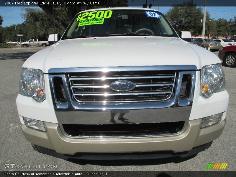 Oxford White / Camel 2007 Ford Explorer Eddie Bauer
