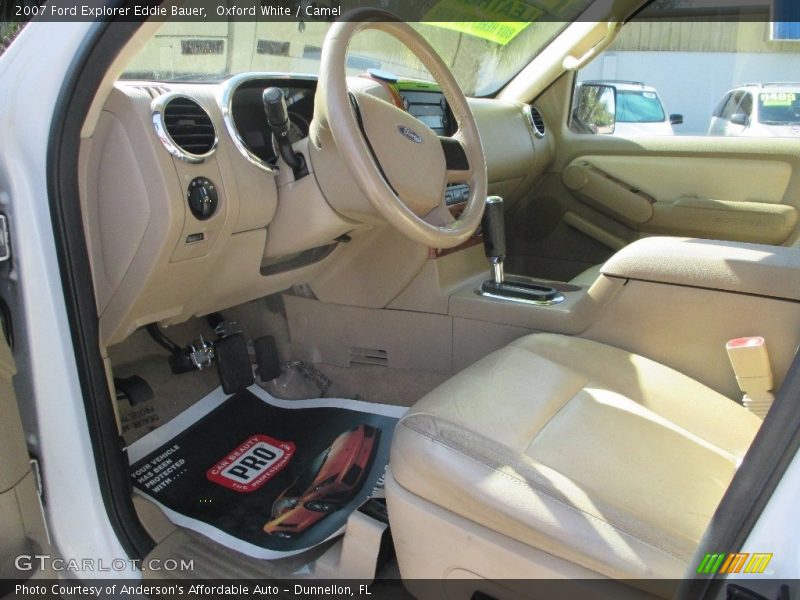 Oxford White / Camel 2007 Ford Explorer Eddie Bauer