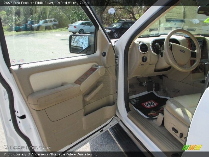 Oxford White / Camel 2007 Ford Explorer Eddie Bauer
