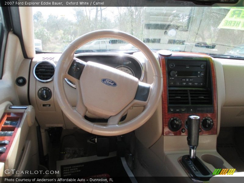 Oxford White / Camel 2007 Ford Explorer Eddie Bauer