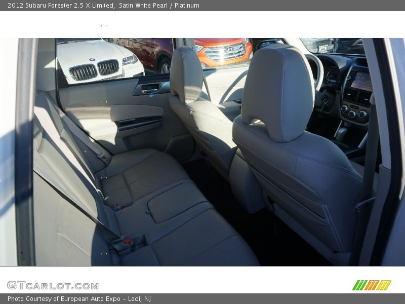 Satin White Pearl / Platinum 2012 Subaru Forester 2.5 X Limited