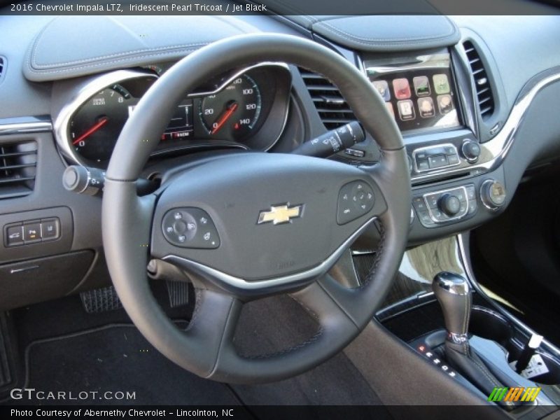 Iridescent Pearl Tricoat / Jet Black 2016 Chevrolet Impala LTZ