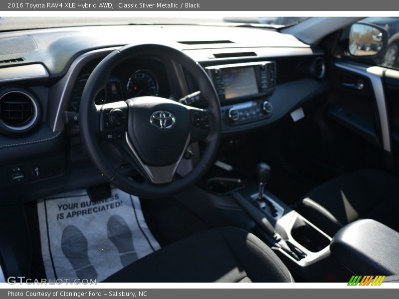 Classic Silver Metallic / Black 2016 Toyota RAV4 XLE Hybrid AWD