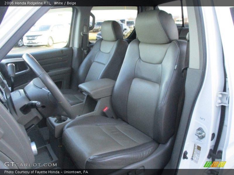 White / Beige 2006 Honda Ridgeline RTL