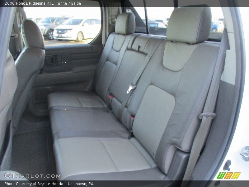 White / Beige 2006 Honda Ridgeline RTL