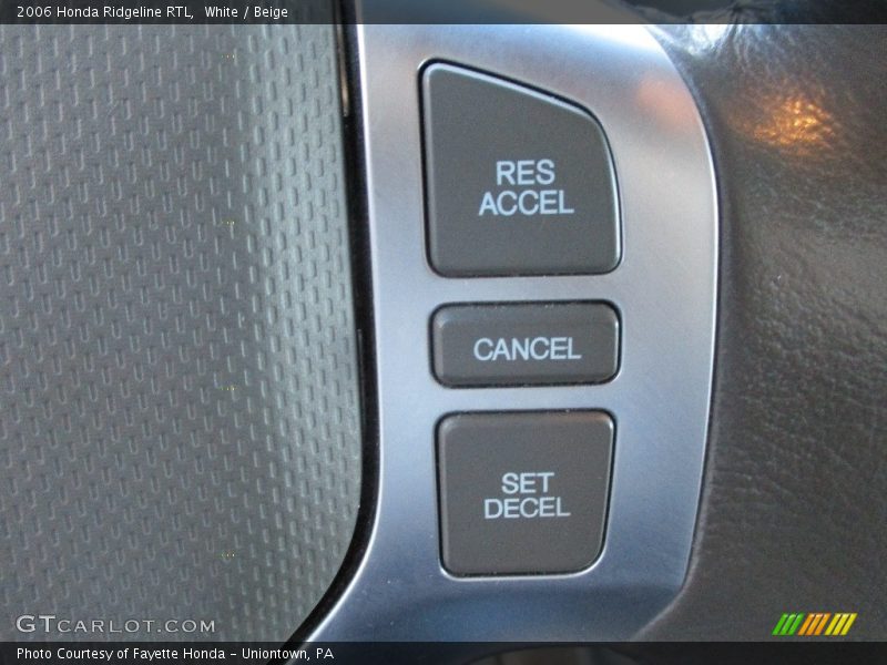 White / Beige 2006 Honda Ridgeline RTL