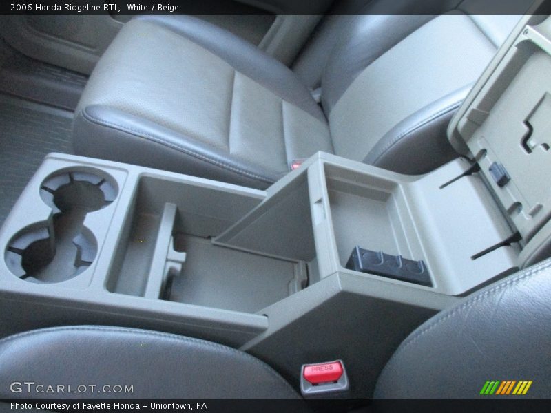 White / Beige 2006 Honda Ridgeline RTL