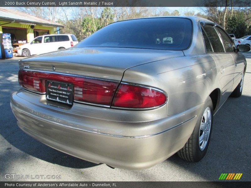 Light Sandrift Metallic / Taupe 2000 Buick Century Custom