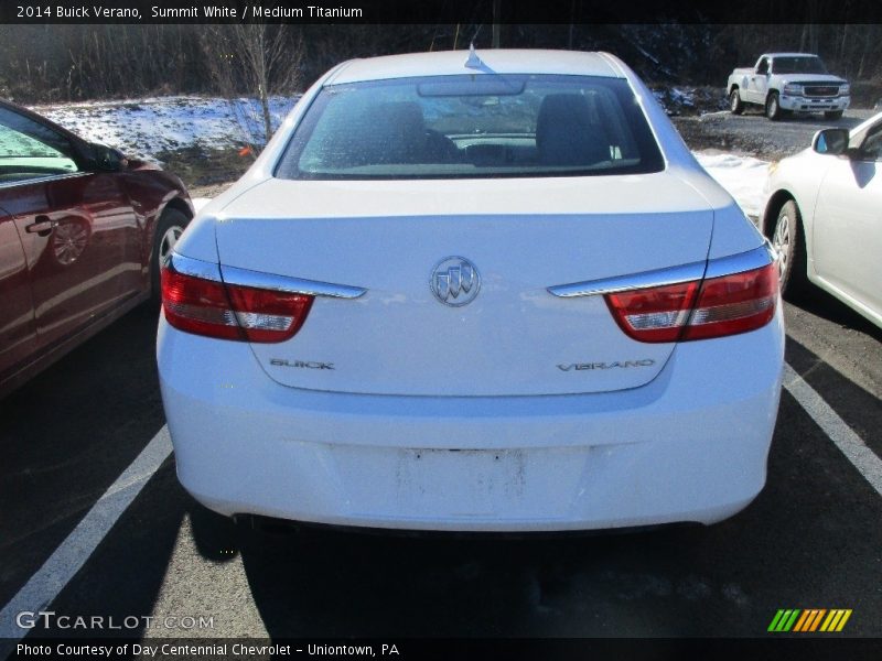 Summit White / Medium Titanium 2014 Buick Verano