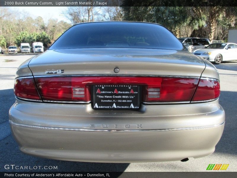 Light Sandrift Metallic / Taupe 2000 Buick Century Custom