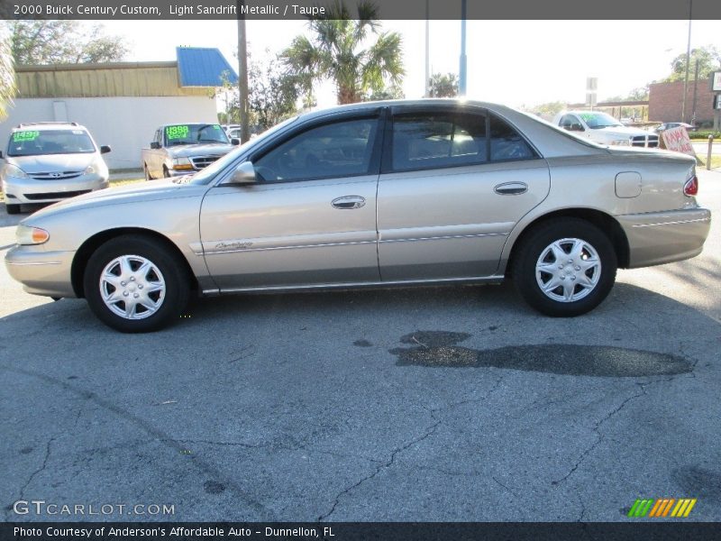 Light Sandrift Metallic / Taupe 2000 Buick Century Custom