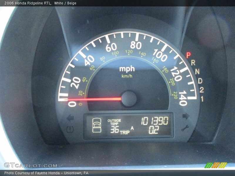 White / Beige 2006 Honda Ridgeline RTL