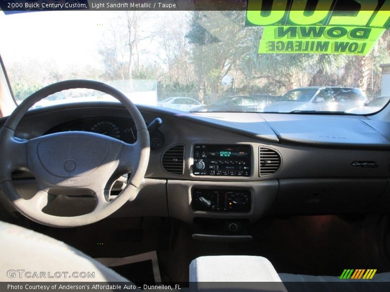 Light Sandrift Metallic / Taupe 2000 Buick Century Custom