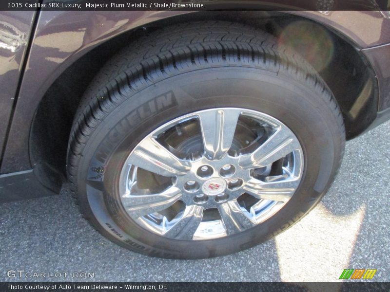 Majestic Plum Metallic / Shale/Brownstone 2015 Cadillac SRX Luxury