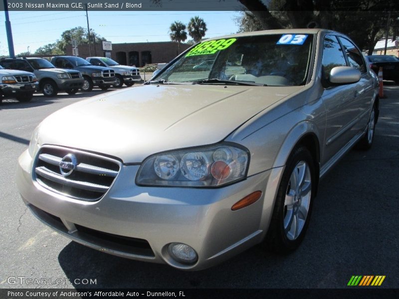 Sunlit Sand / Blond 2003 Nissan Maxima GLE